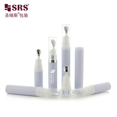 A0035 Weelderige Luchtloze Pompfles 7,5ml-15ml met Zink Legering Drukbediende Dispenser Topkwaliteit