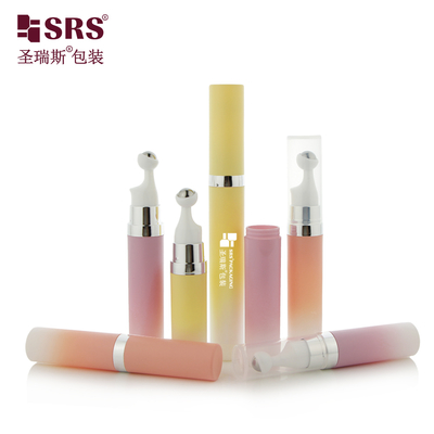A0035 7,5 ml 10 ml 15 ml Lege Snap On Design Airless Roll On Fles Voor Oogserum Gel Huidverzorging Applicator