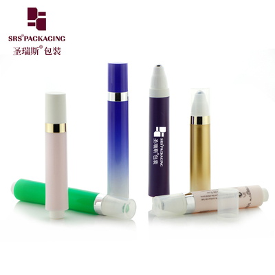 AY 10ML 15ML PP PCR Recycled Material Double-Wall Airless Roll On Eye Cream Flask Customization Applicator