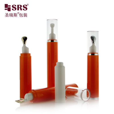 AY007 10ML 15ML Airless AS Plastic Roller Ball Metal Applicator Fles Verpakking Aanpasbare kleur