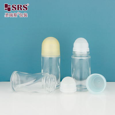 BLPG-B 50 ml Nieuwe aankomst Leeg Uniek Ontwerp Glasrol Op Deodorant Fles Aanpassing Container