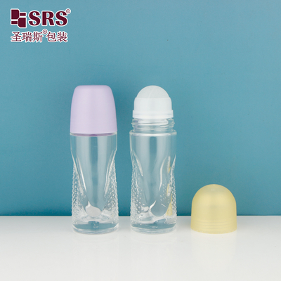 BLPG-A 50 ml Luxe Groothandel Transparante Radian Glas Roller Ball Fles Voor Antitranspirant