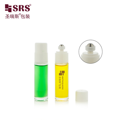 BLPB 15ml Duidelijke Groothandel Customization Mould Glass Roll On Bottle Met Switch Roller Steel Ball Flasjes Voor Parfum