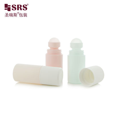 RPPC1-60ML CR Cap Double-Wall 2 oz PCR PP Recycled Material Roller Ball Flask voor Massage Gel