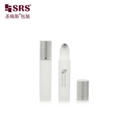 RPA-10ML Ronde Lege PP Gerecyclede Injectie Kleur Roller Stalen Bal Massage Haar essence Fles