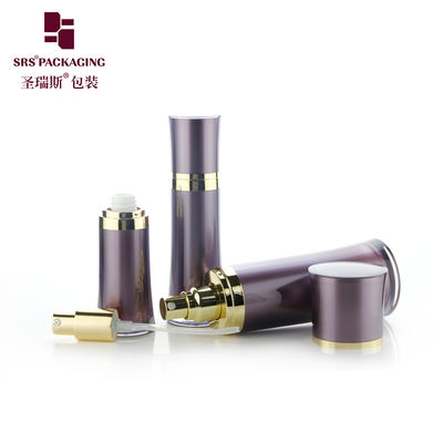 SRS China Leverancier luxe lege zwarte huidverzorgingsproducten container acryl lotion fles