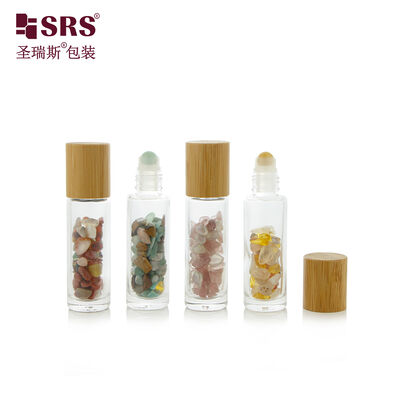 BLPM-15ML Dikke wand Hoogwaardig leeg glas doorzichtig rolstaal balfles voor essentiële olie