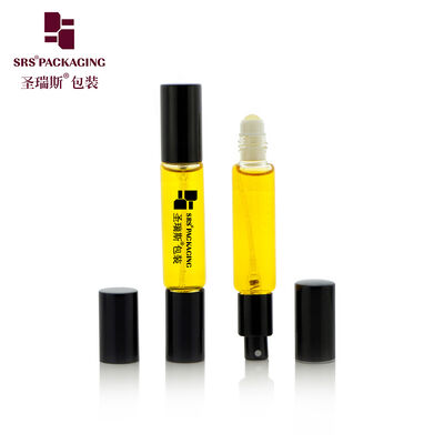 BLPD 10ML Roller Ball Spray Pump Dubbel Eind Glasfles Voor Parfum Geen lekken