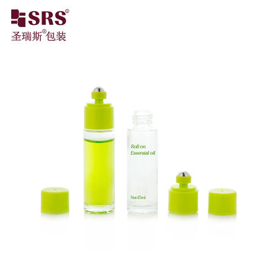 BLPB 15 ml gegoten dikwand glas rolbalfles met schakelaar voor etherische olie