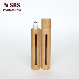 10 ml luxueuze, op maat gemaakte fles met essentiële olieroller, lege bamboe vloeistofff.