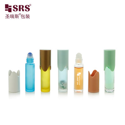 BLPY 10 ml lege glazen rolfles met speciaal gevormde dop voor etherische olie