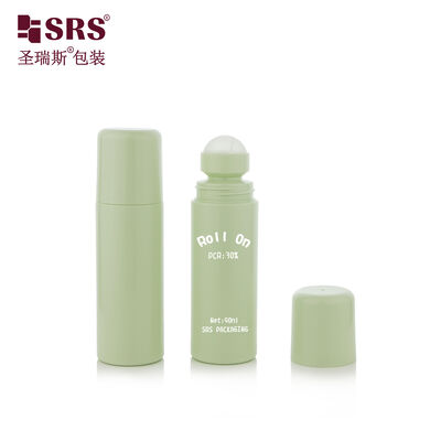 90 ml cilindrische plastic rolfles lege cosmetische rolfles voor deodorant