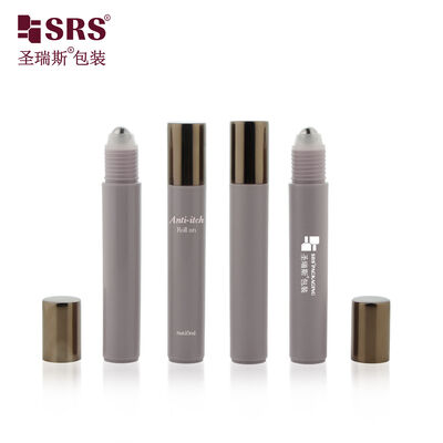 RPA 15ML Oogserum Gel Plastic PP Roller Stalen Bal Massage Roll On Fles