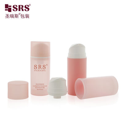 Eco Friendly PP Airless Bottle Dustproof Cap Vacuum Piston Design Cosmetic Packaging Bottle