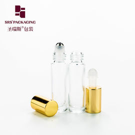 Persoonlijke 10 ml heldere, dikke wandglasrol op fles voor parfum essentiële olie