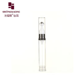 doorzichtige witte duurzame plastic mini reisgrootte oogcrème rol 5 ml luchtloze fles