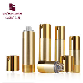 goud zilver groothandel voorraad cosmetische lotion 15 ml 50 ml luchtloze pomp