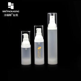 15 ml 30 ml 50 ml plastic PP cosmetische lege luchtloze pomp serumfles