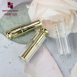bling vierkant speciale vorm cosmetisch plastic lege lippenstift buis paars