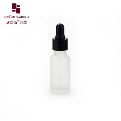 cosmetische verpakking zonder lekdruppel essentiële olie lege groene glazen fles