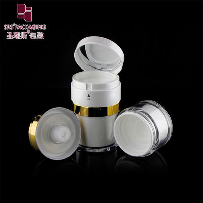 acryl luchtloze pot gezichtscrème serum maatkleur 30 ml fles met pomp
