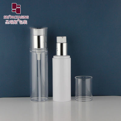 120 ml Persoonlijk gerecycleerd PCR-materiaal lege lotionpomp platte PET-fles