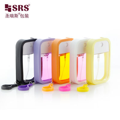 SRS Hervulbare lege parfum Custom siliconen deksel met haak spray fles 50 ml