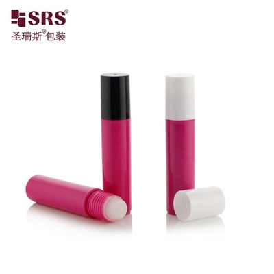1/3 OZ Voorraad Wit Kleur Plastic PP Anti- jeuk Vloeibare Roller Ball Fles 10 ml