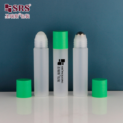 Leeg Cosmetic 1 oz Massage Serum Vloeistof PP PCR Plastic Roll On Flask 30 ml
