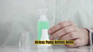 PA029 15 ml 30 ml 50 ml lege PP-plastic doorschijnende airless plastic pompflessen demo