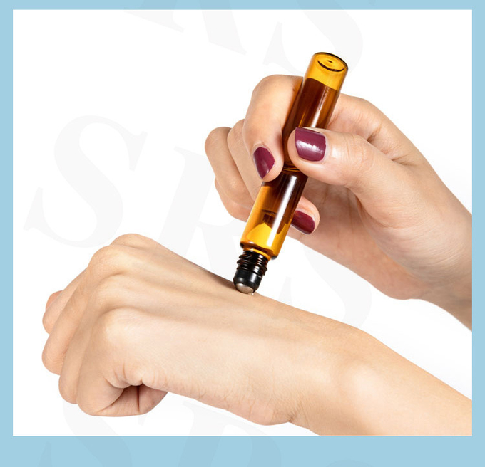BLP-1ML Draagbare mini-monstergrootte lege transparante glazen fles rolverpakking 3